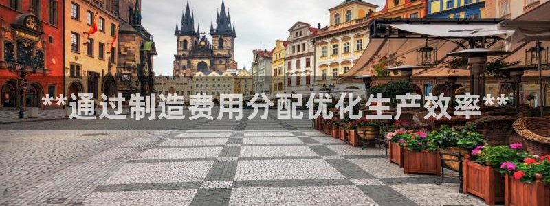 彩神viii是正规平台吗?：**通过制造费用分配优化生产效率**