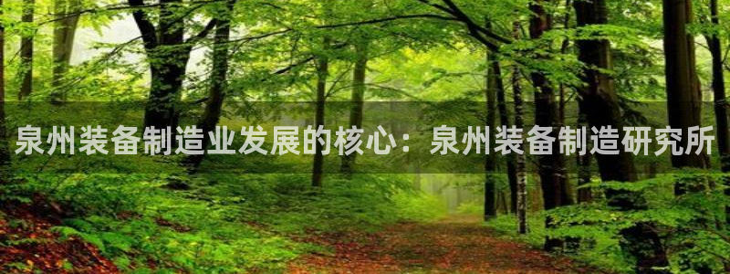 彩神通关注码金码对应码：泉州装备制造业发展的核心：泉州装备制