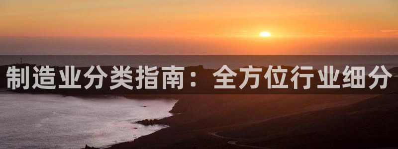 彩神网合法吗：制造业分类指南：全方位行业细分