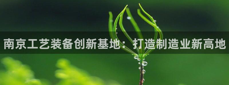 彩神大发cp：南京工艺装备创新基地：打造制造业新高地