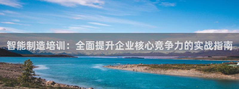 彩神VII购彩中心：智能制造培训：全面提升企业核心竞争力的实战指南