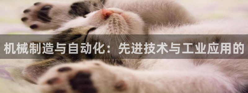 下载彩神通关注码：机械制造与自动化：先进技术与工业应用的